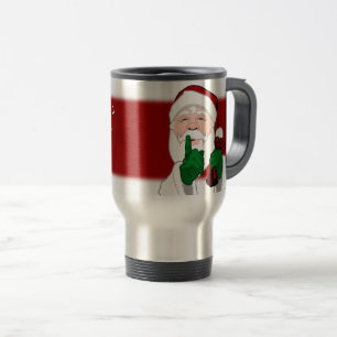 Tasse de voyage Mug de café festive de Père Noël