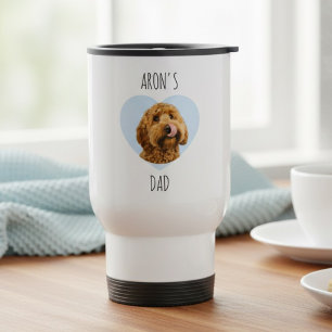 Tasse de voyage personnalisée pour papa de chien