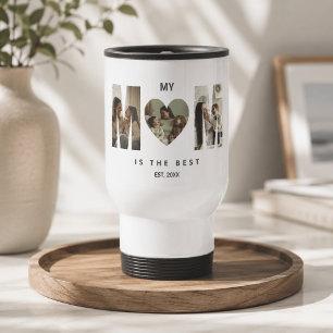 Tasse de voyage personnalisée tendance photo MAMAN