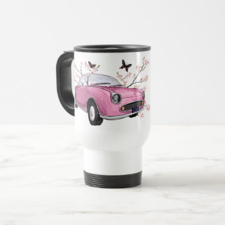 Tasse de voyage Pink Figaro - gobelet de voyage ro