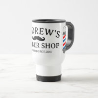 Tasse de voyage pour salon de coiffure avec logo d