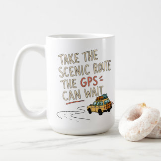 Tasse de voyage 'Prendre la route panoramique'