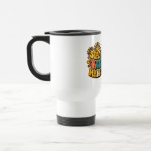 Tasse de voyage Rétro Restez Positive
