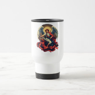 Tasse de voyage Saint Michel vainquant le diable