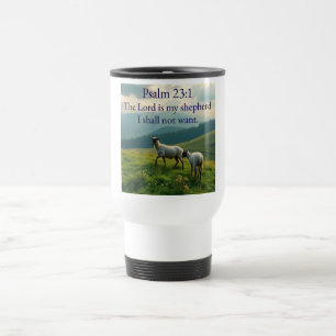 Tasse de voyage verset biblique Psaume 23:1