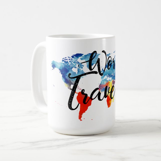 TASSE DE VOYAGEUR DU MONDE (Devant gauche)