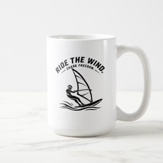 Tasse de windsurf « Chevaucher le vent - Poursuivr