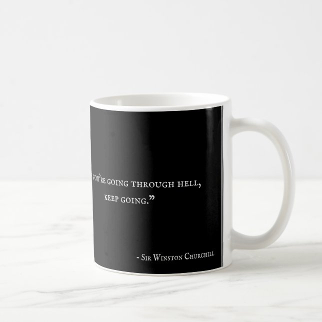 Tasse de Winston Churchill - citation 1 (Droite)