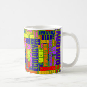 Tasse de Wordle de biologie