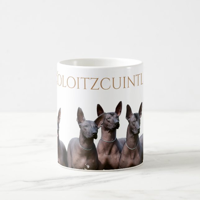 Tasse de Xoloitzcuintle (Centre)