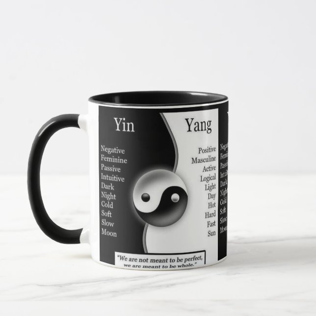 TASSE DE YING YANG (Gauche)