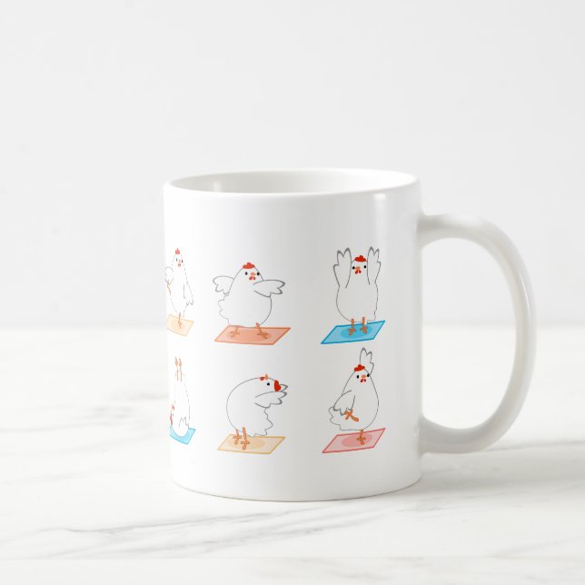 Tasse de yoga de poulet (Droite)