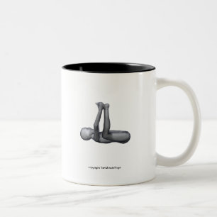 Tasse de yoga - pose heureuse de bébé