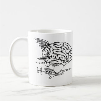 Tasse de zeppelin de cerveau