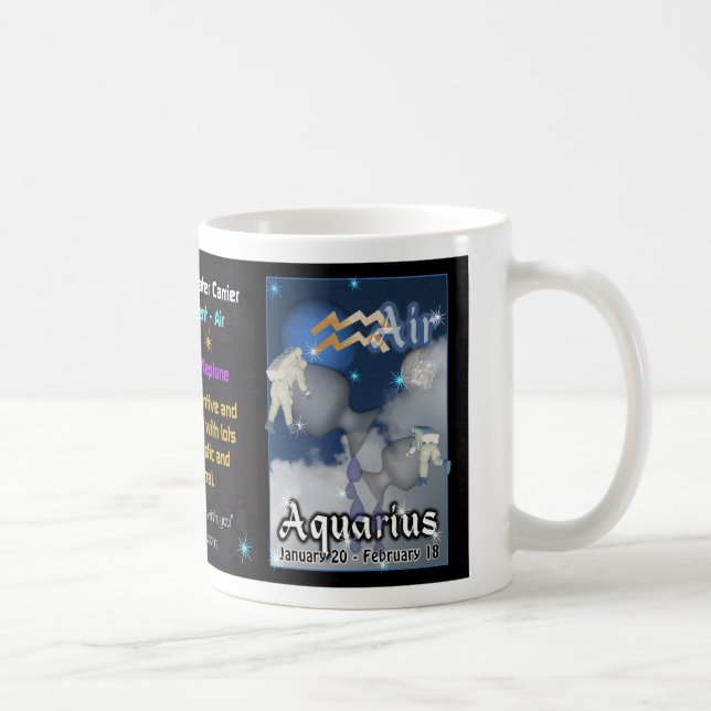 Tasse de zodiaque de Verseau (Droite)