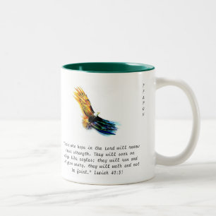 Tasse d'Eagle de 40:31 de FFAPOV Isaïe (gaucher)