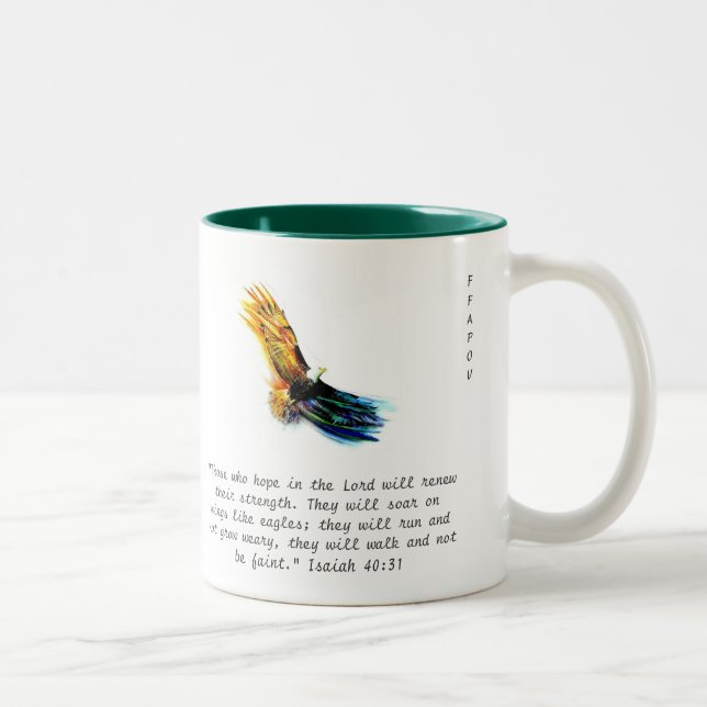 Tasse d'Eagle de 40:31 de FFAPOV Isaïe (gaucher) (Droit)
