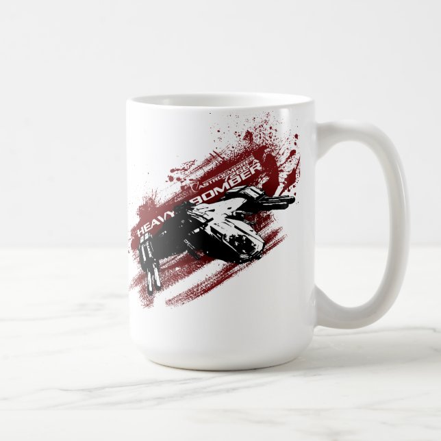Tasse d'éclaboussure de bombardier lourd (Droite)
