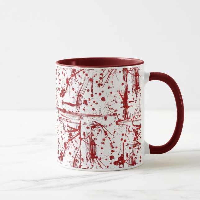 Tasse d'éclaboussure de sang (Droite)