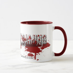 Tasse d'éclaboussure de sang de chien