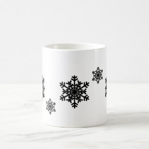 Tasse décorative de flocon de neige