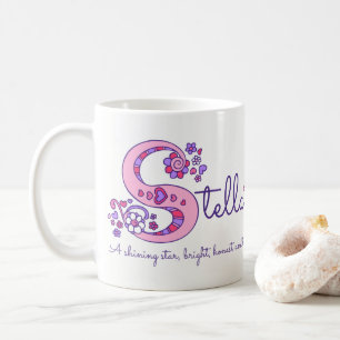 Tasse décorative de monogramme de la significatio