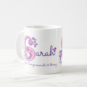 Tasse décorative de monogramme de la signification