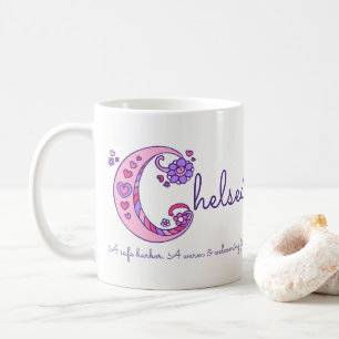 Tasse décorative de monogramme de la signification