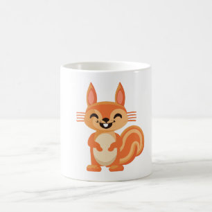 Tasse d'écureuil en dessin