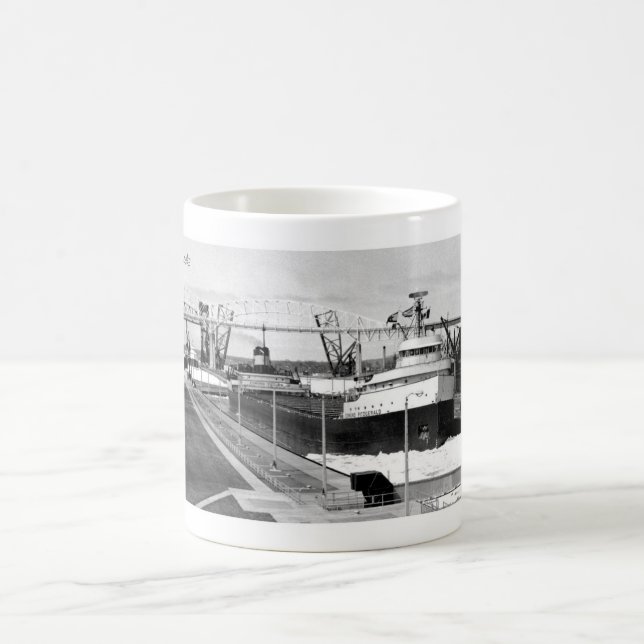 Tasse d'Edmund Fitzgerald Soo B&W (Centre)