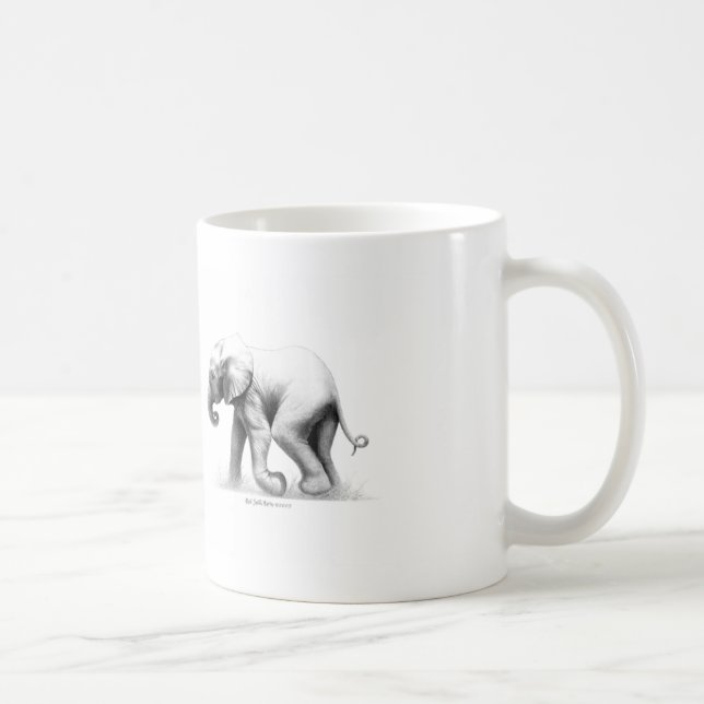 Tasse d'éléphant de bébé (Droite)