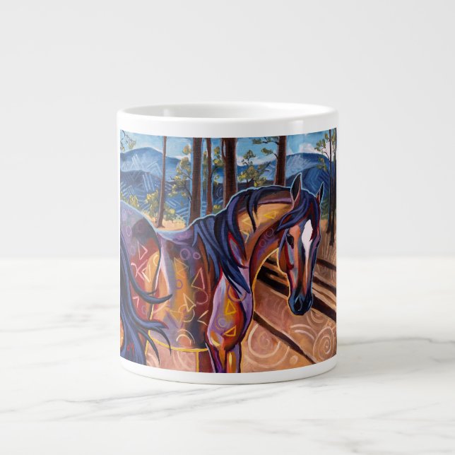 Tasse d'éléphant de cheval de lac cedar (Devant)
