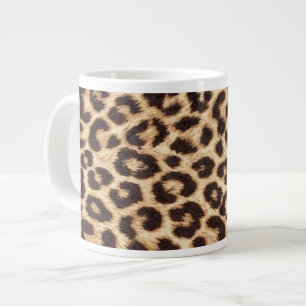 Tasse d'éléphant d'empreinte de léopard