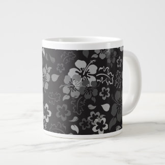 Tasse d'éléphant en verre de motif de fleur de