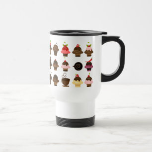 Tasse délicieuse de petits gâteaux