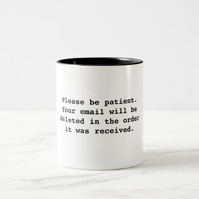 Tasse d'email de bureau (Centre)