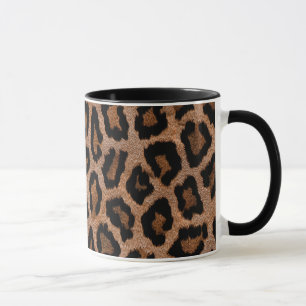 Tasse d'empreinte de léopard