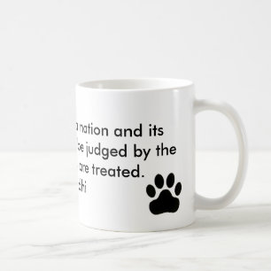 Tasse d'empreinte de patte