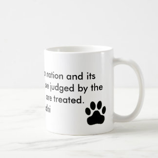 Tasse d'empreinte de patte