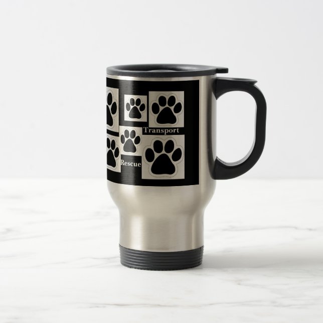 Tasse d'empreinte de patte (Droit)