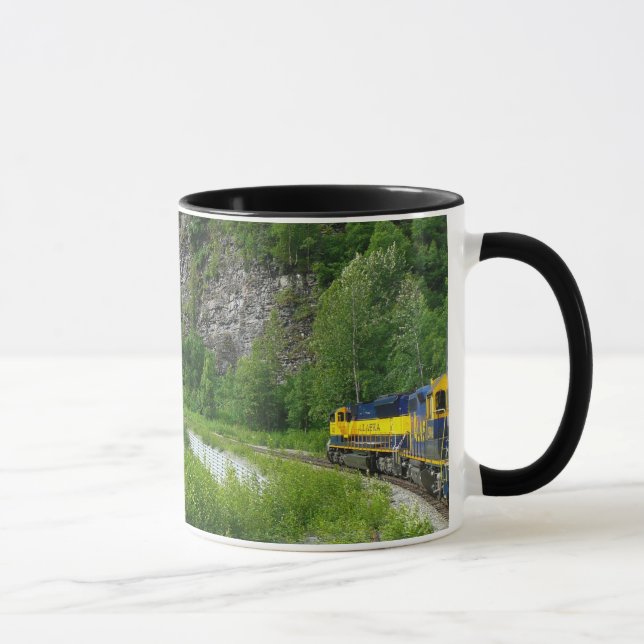 Tasse Denali Express Alaska Train Vacation Photographie (Droite)