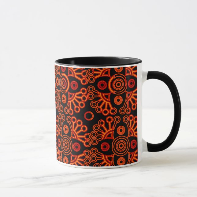 Tasse dentelle rouge (Droite)