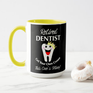 Tasse Dentiste à la retraite Funny Novelty Retraite Gra
