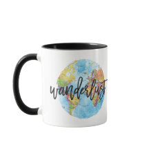 Tasse d'envie de voyager