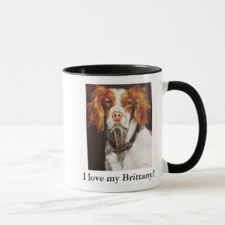Tasse d'épagneul de Bretagne
