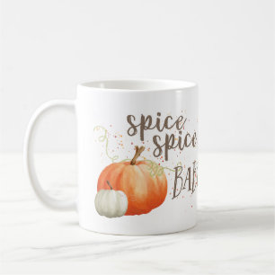 Tasse d'épice de citrouille, bébé d'épice d'épice,