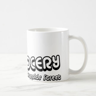Tasse d'épicerie de J et d'E