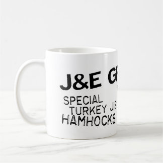 Tasse d'épicerie de J et d'E