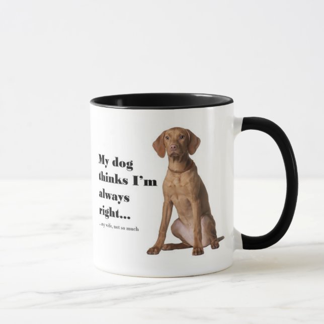 Tasse d'épouse de Vizsla v (Droite)