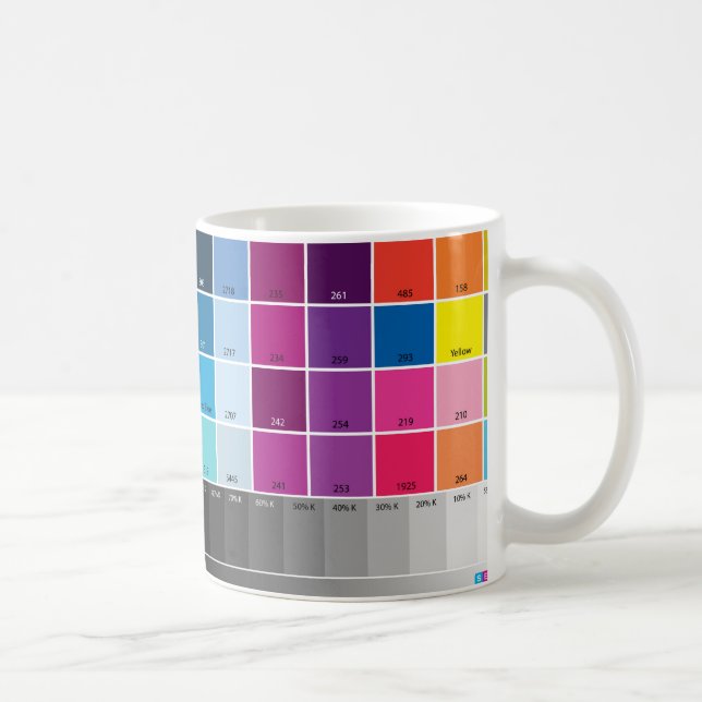 Tasse d'épreuve-couleur (Droite)